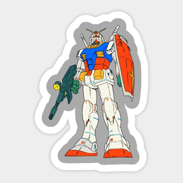 RX-78-2 Sticker by snespix